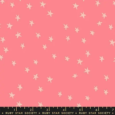 Starry New Watermelon 43"/44" Fabric Per Yard - Prismatic Fiber Arts
