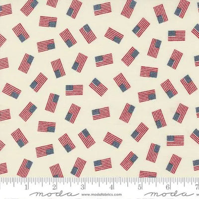 Stateside Flag Vanilla 44"/45" Fabric Per Yard - Prismatic Fiber Arts