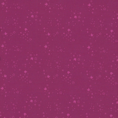 Dear Stella Kitty Litter Magenta Cotton 43"/44" Fabric Per Yard - Prismatic Fiber Arts