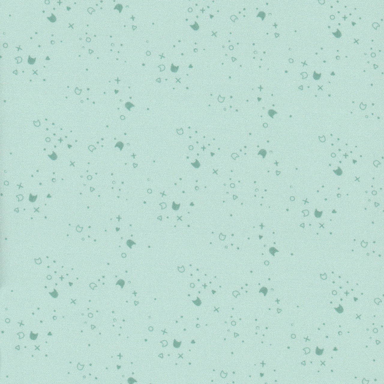 Dear Stella Kitty Litter Powder Cotton 43"/44" Fabric Per Yard - Prismatic Fiber Arts