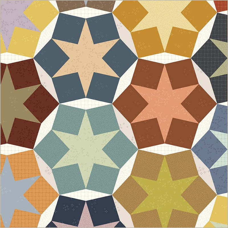 Stellar Dawn Cotton Wideback Fabric per yard - Prismatic Fiber Arts