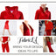 FabricLA Stretch Velvet Fabric by the Yard – Red | 90% Polyester 10% Spandex | 280gsm | 58/60” Wide - Prismatic Fiber Arts