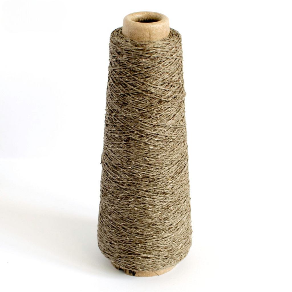 Organic Silk Noil Weaving Yarn Cone - Prismatic Fiber Arts