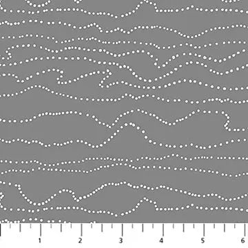 Strings Gray Dewfall Cotton 44"/45" Fabric Per Yard - Prismatic Fiber Arts
