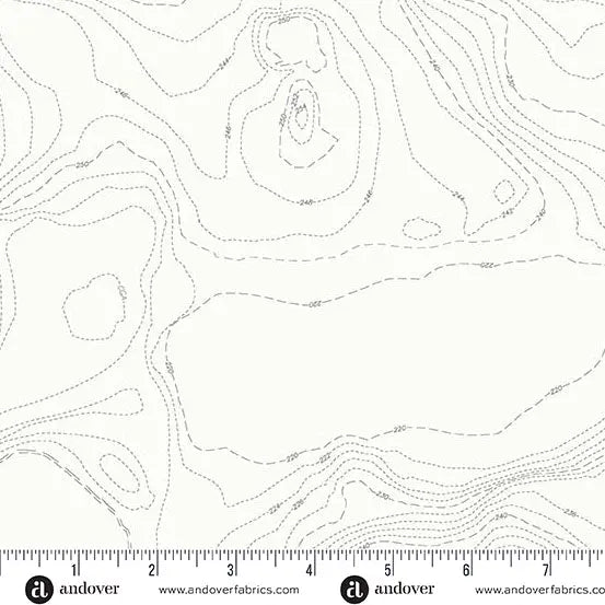 Sun Print Whisper Boulder Topography 44"/45" Fabric Per Yard - Prismatic Fiber Arts