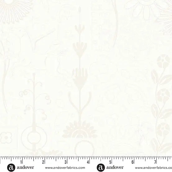 Sun Print Whisper Cream Cameo 44"/45" Fabric Per Yard - Prismatic Fiber Arts