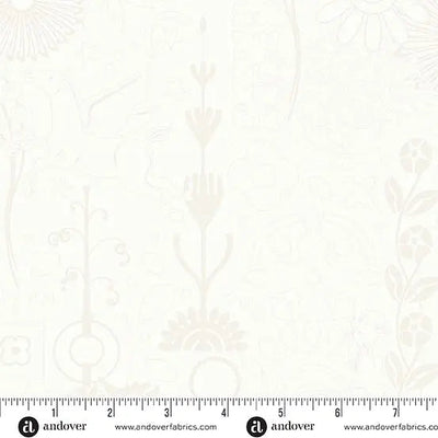 Sun Print Whisper Cream Cameo 44"/45" Fabric Per Yard - Prismatic Fiber Arts