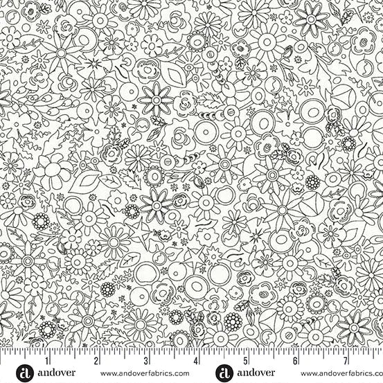 Sun Print Whisper Panda Woodland 44"/45" Fabric Per Yard - Prismatic Fiber Arts