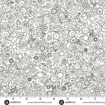 Sun Print Whisper Panda Woodland 44"/45" Fabric Per Yard - Prismatic Fiber Arts