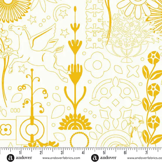 Sun Print Whisper Sunshine Cameo 44"/45" Fabric Per Yard - Prismatic Fiber Arts