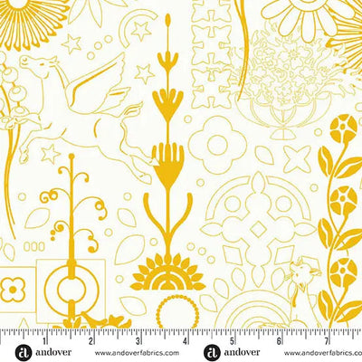 Sun Print Whisper Sunshine Cameo 44"/45" Fabric Per Yard - Prismatic Fiber Arts