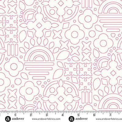 Sun Print Whisper Taffy Stencil 44"/45" Fabric Per Yard - Prismatic Fiber Arts