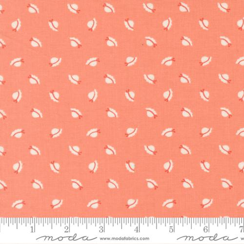 Sunbonnet Coral Bonnets Cotton 44"/45" Fabric Per Yard - Prismatic Fiber Arts