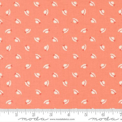 Sunbonnet Coral Bonnets Cotton 44"/45" Fabric Per Yard - Prismatic Fiber Arts