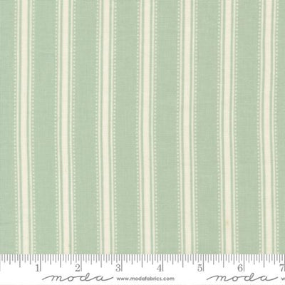 Sunbonnet Dusty Blue Stripes Cotton 44"/45" Fabric Per Yard - Prismatic Fiber Arts