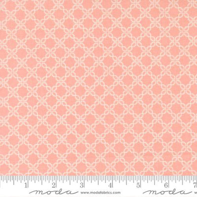 Sunbonnet Pale Pink Lattice Blenders Cotton 44"/45" Fabric Per Yard - Prismatic Fiber Arts
