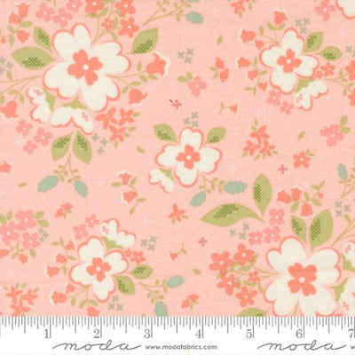 Sunbonnet Pink Pretty Petals Cotton 44"/45" Fabric Per Yard - Prismatic Fiber Arts