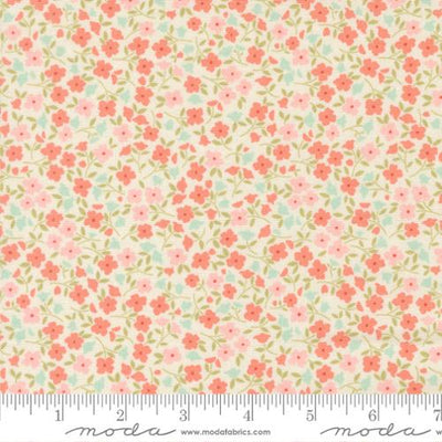 Sunbonnet Porcelain Wild Blooms Cotton 44"/45" Fabric Per Yard - Prismatic Fiber Arts