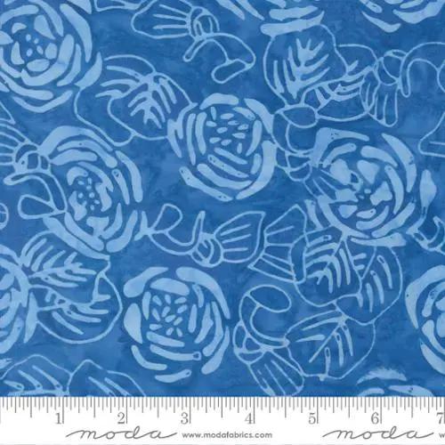 Sunburst Batiks Cobalt 4370-38 Cotton 44"/45" Fabric Per Yard - Prismatic Fiber Arts