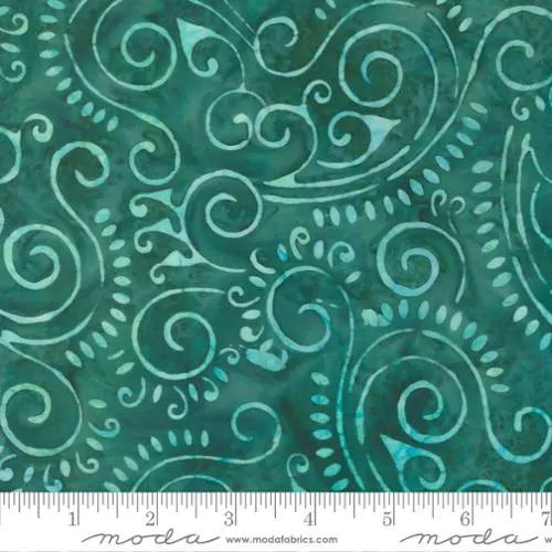 Sunburst Batiks Lagoon 4370-32 Cotton 44"/45" Fabric Per Yard - Prismatic Fiber Arts