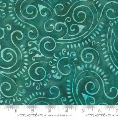 Sunburst Batiks Lagoon 4370-32 Cotton 44"/45" Fabric Per Yard - Prismatic Fiber Arts