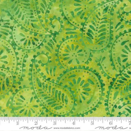 Sunburst Batiks Lime 4370-27 Cotton 44"/45" Fabric Per Yard - Prismatic Fiber Arts