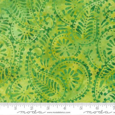 Sunburst Batiks Lime 4370-27 Cotton 44"/45" Fabric Per Yard - Prismatic Fiber Arts