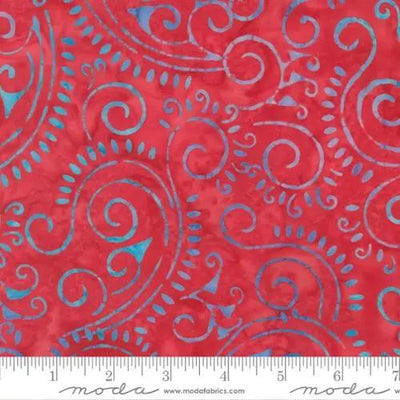 Sunburst Batiks Raspberry 4370-16 Cotton 44"/45" Fabric Per Yard - Prismatic Fiber Arts