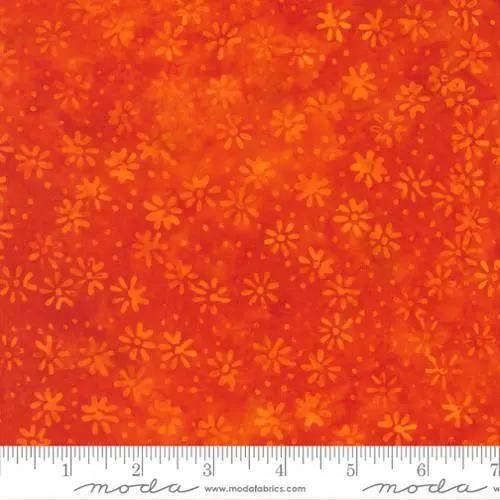 Sunburst Batiks Tangerine 4370-13 Cotton 44"/45" Fabric Per Yard - Prismatic Fiber Arts