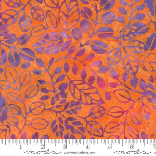 Sunburst Batiks Tangerine 4370-14 Cotton 44"/45" Fabric Per Yard - Prismatic Fiber Arts