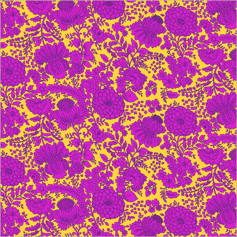 Sweet Talk Kim Yellow Cotton 44”/45” Fabric Per Yard - Prismatic Fiber Arts