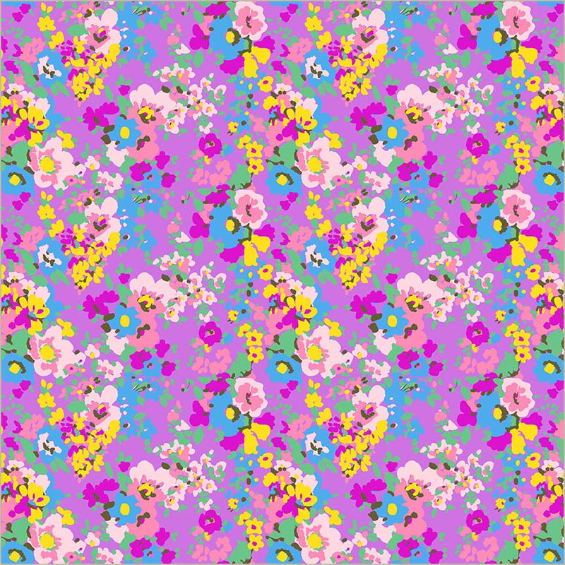 Sweet Talk Leann Violet Cotton 44”/45” Fabric Per Yard - Prismatic Fiber Arts