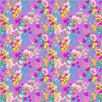 Sweet Talk Leann Violet Cotton 44”/45” Fabric Per Yard - Prismatic Fiber Arts