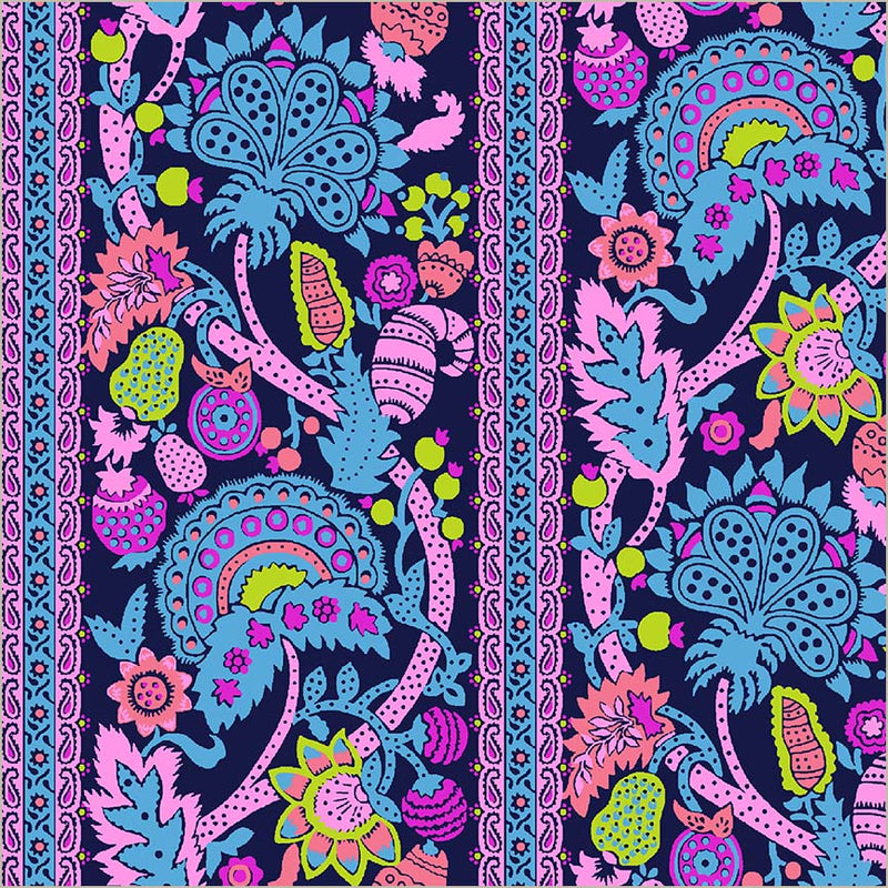 Sweet Talk Pauline Midnight Cotton 44”/45” Fabric Per Yard - Prismatic Fiber Arts