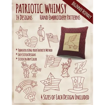 Patriotic Whimsy Hand Embroidery Patterns