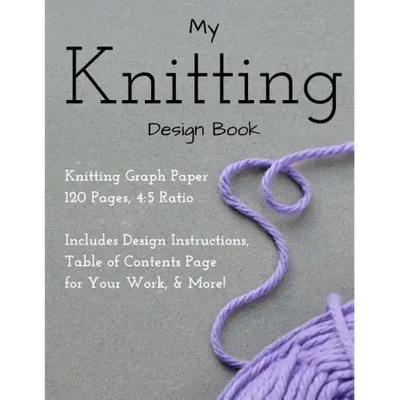 Knitting Design Graph Paper Book 4: 5 Ratio 120 Pages