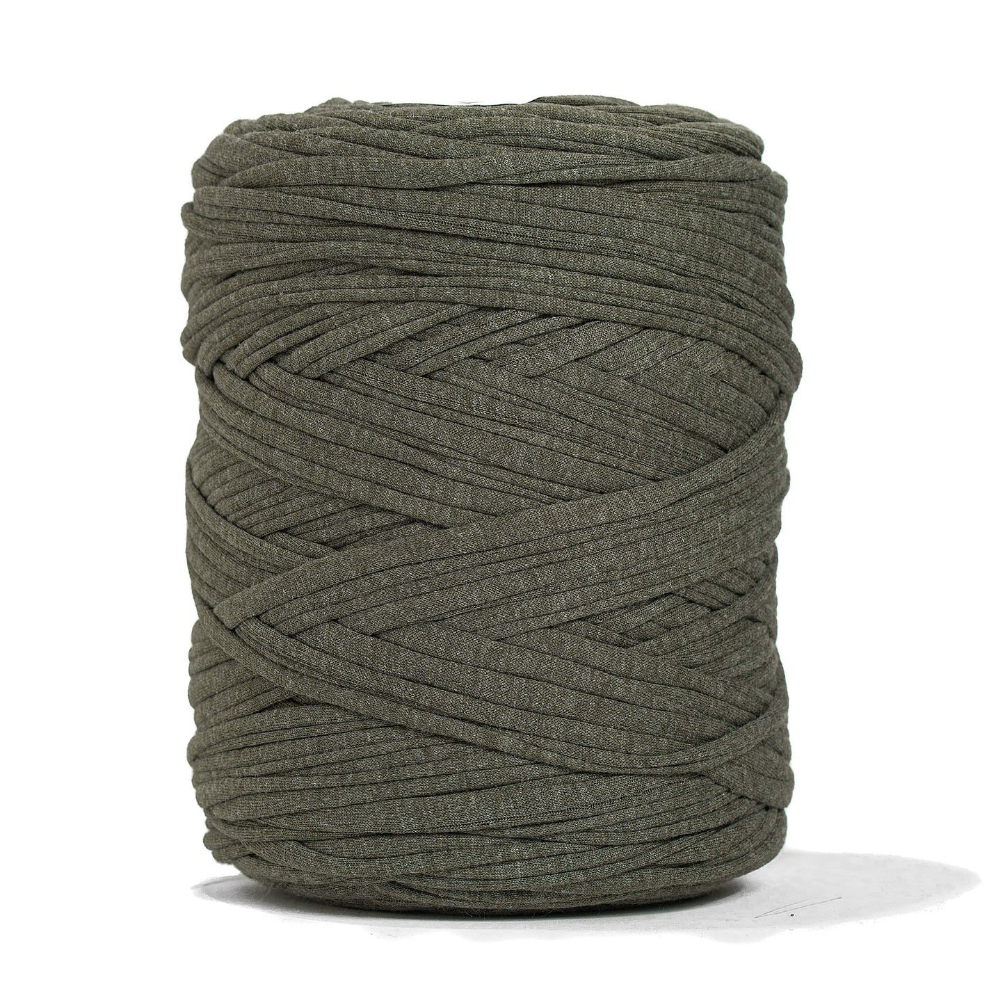 Recycled T-Shirt Fabric Yarn - Tuscany Green Color - Prismatic Fiber Arts