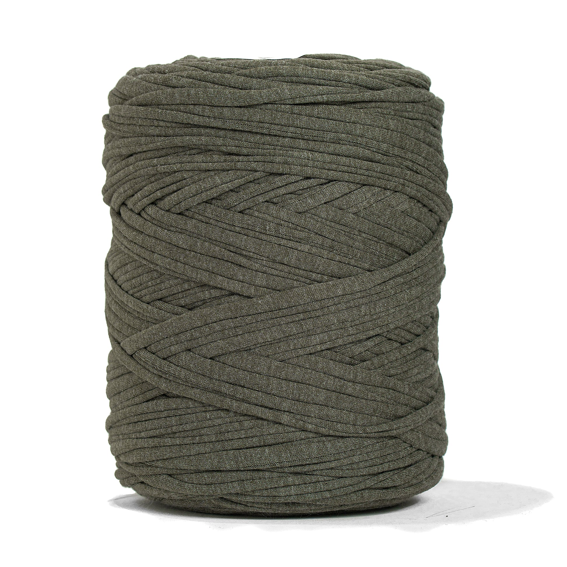 Recycled T-Shirt Fabric Yarn - Tuscany Green Color - Prismatic Fiber Arts
