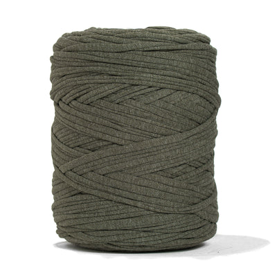 Recycled T-Shirt Fabric Yarn - Tuscany Green Color - Prismatic Fiber Arts