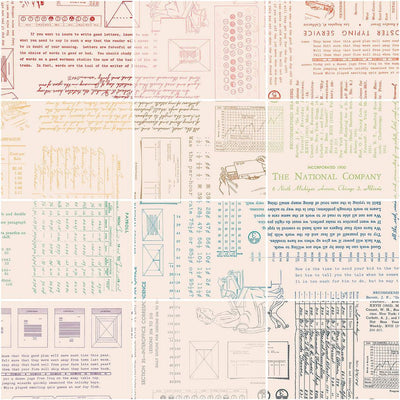 TYPE/ography Fat Quarter Bundle B - Prismatic Fiber Arts