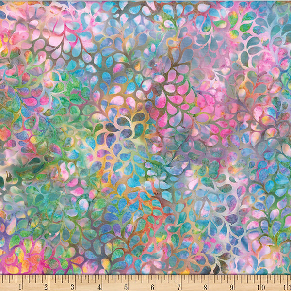 Taffy Bali Batik Droplets Cotton 44"/45" Fabric Per Yard - Prismatic Fiber Arts