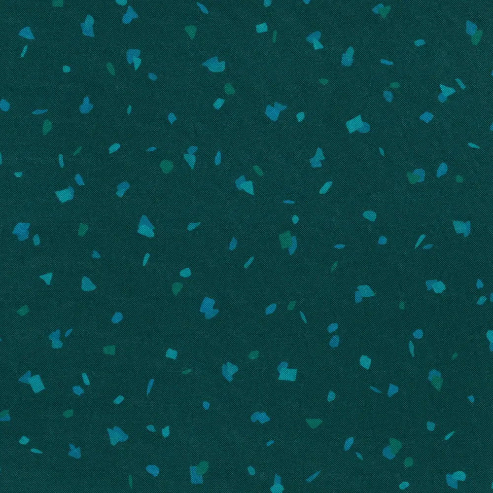 Green Teal Blue from Wishwell Backdrop Wideback Fabric per yard - Prismatic Fiber Arts