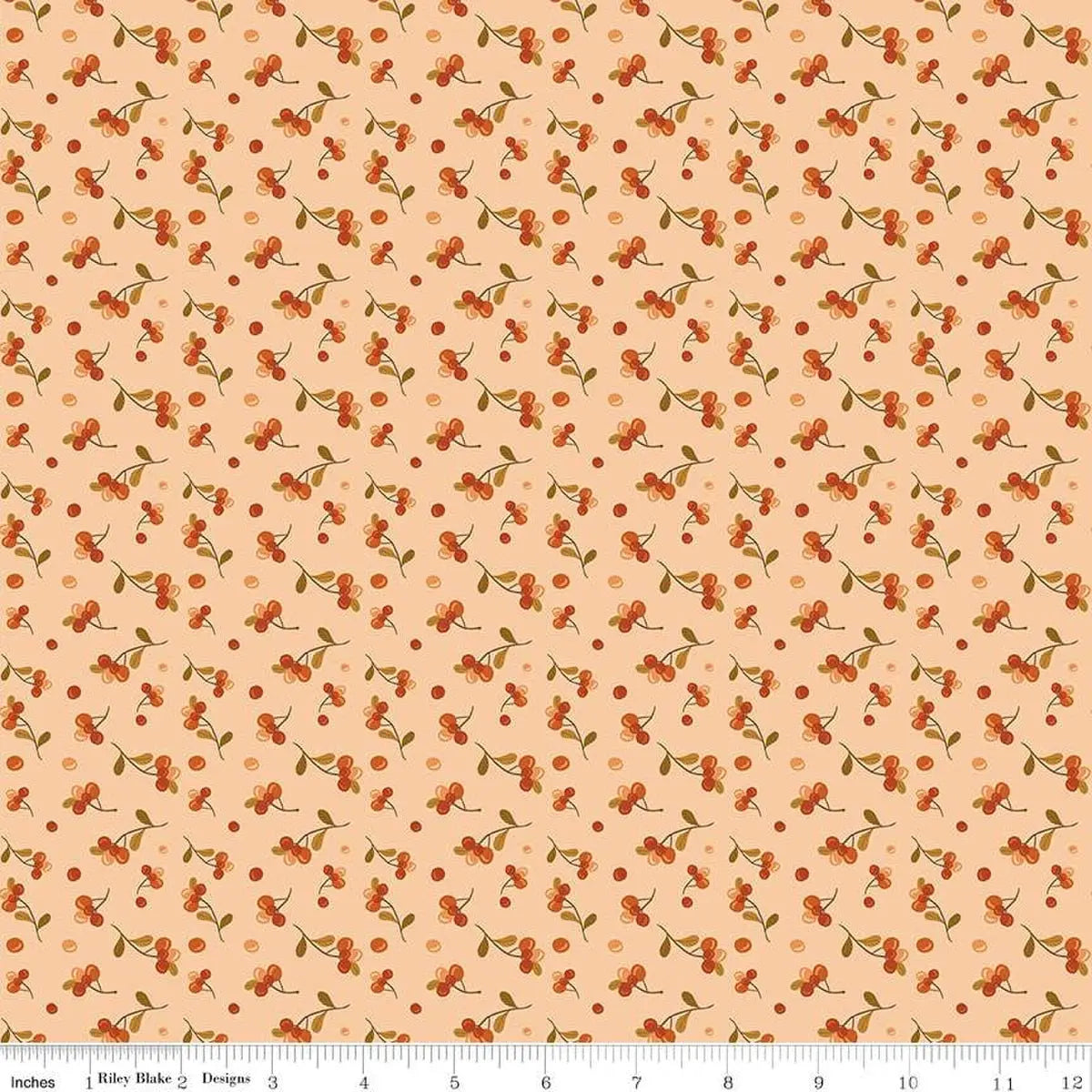 The Awe of Autumn Bittersweet Blush 43"/44" Fabric Per Yard - Prismatic Fiber Arts