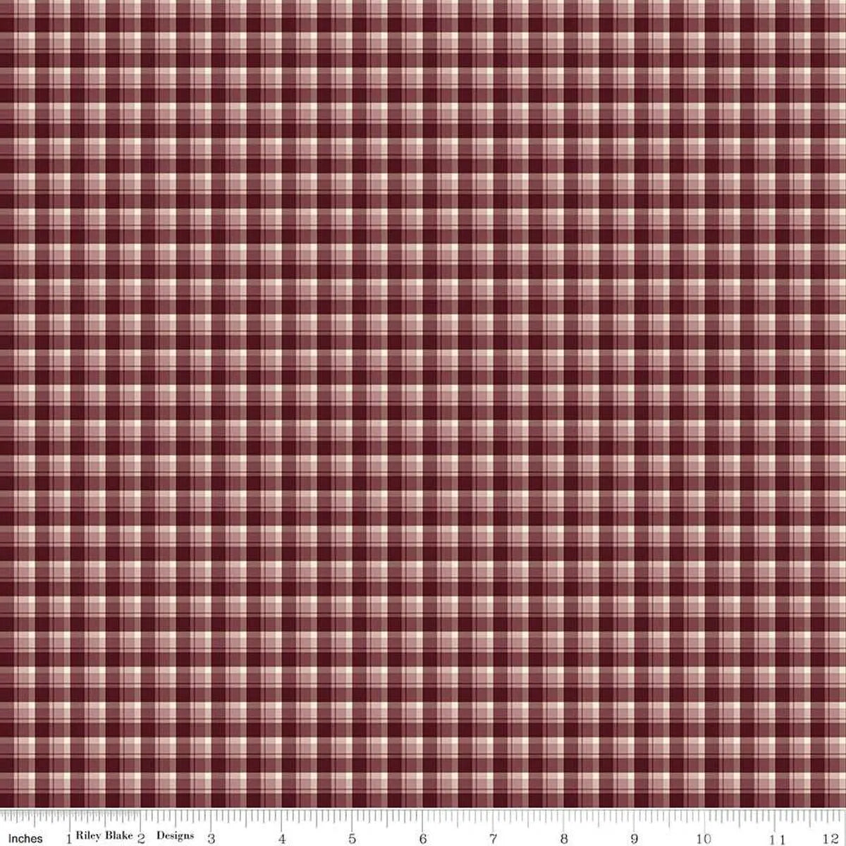 The Awe of Autumn Plaid Purple 43"/44" Fabric Per Yard - Prismatic Fiber Arts