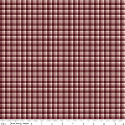 The Awe of Autumn Plaid Purple 43"/44" Fabric Per Yard - Prismatic Fiber Arts