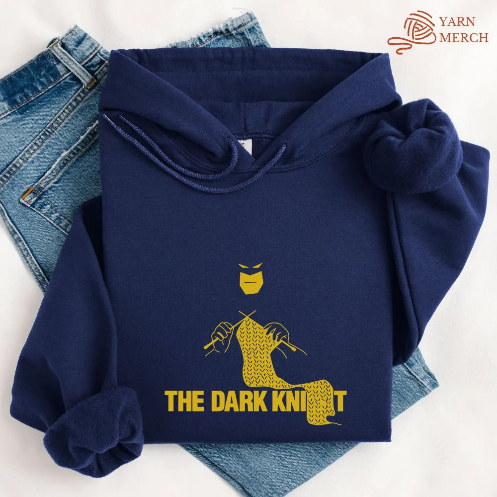 The Dark Knit Hoodie - Prismatic Fiber Arts