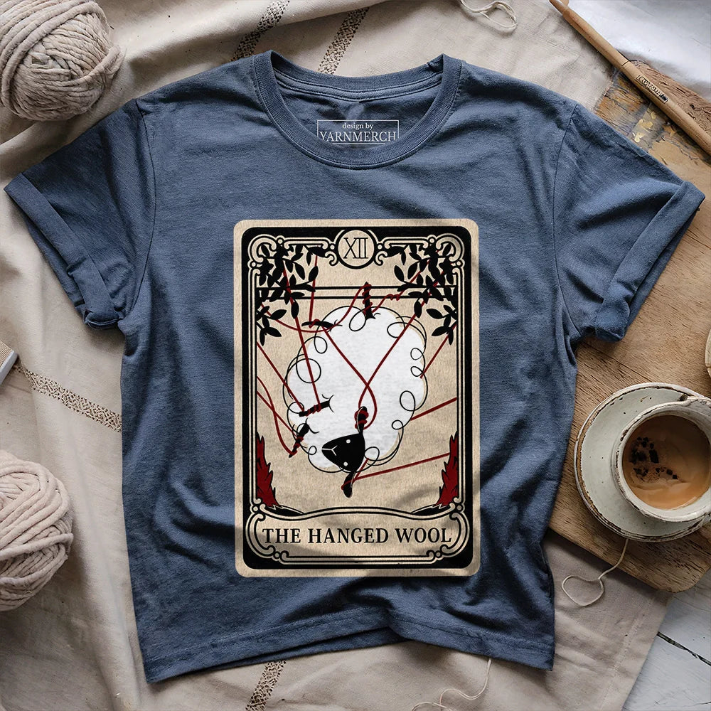 The Hanged Wool T-shirt - Prismatic Fiber Arts