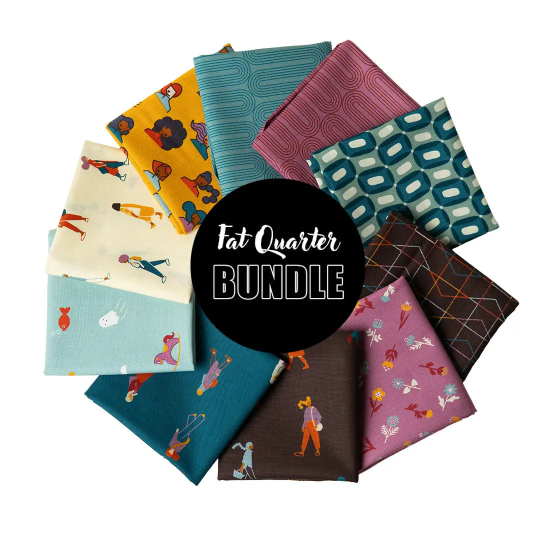 To and Fro Fat Quarter Bundle - Set of 10 - Prismatic Fiber Arts