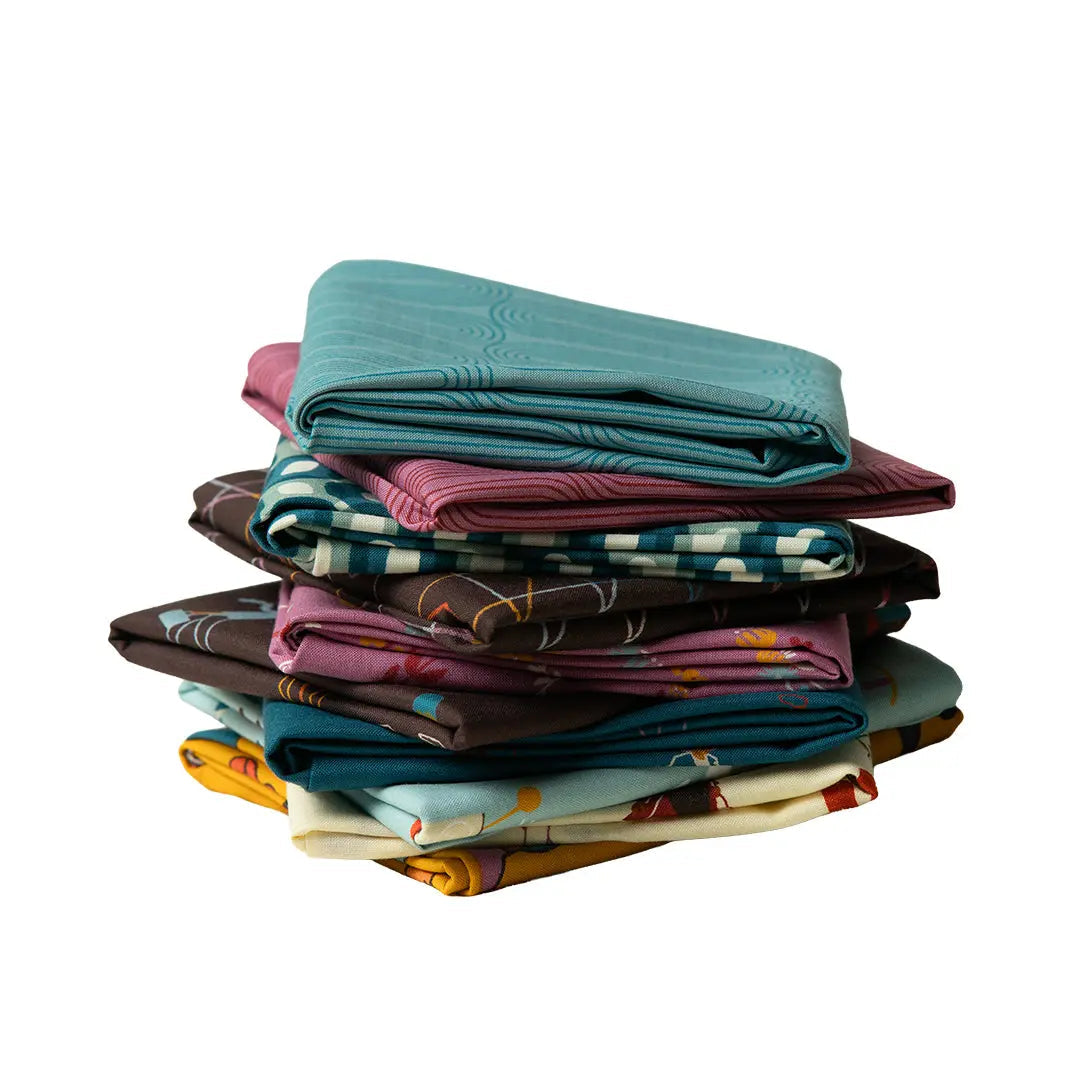 To and Fro Fat Quarter Bundle - Set of 10 - Prismatic Fiber Arts
