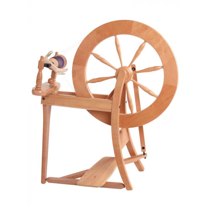 Ashford Traditional Spinning Wheel Double Drive Natural - Prismatic Fiber Arts